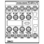 Siemens 3RH2244-1AP00-Z X95 - Image 2
