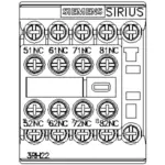 Siemens 3RH2244-1AP00-Z X95 - Image 2