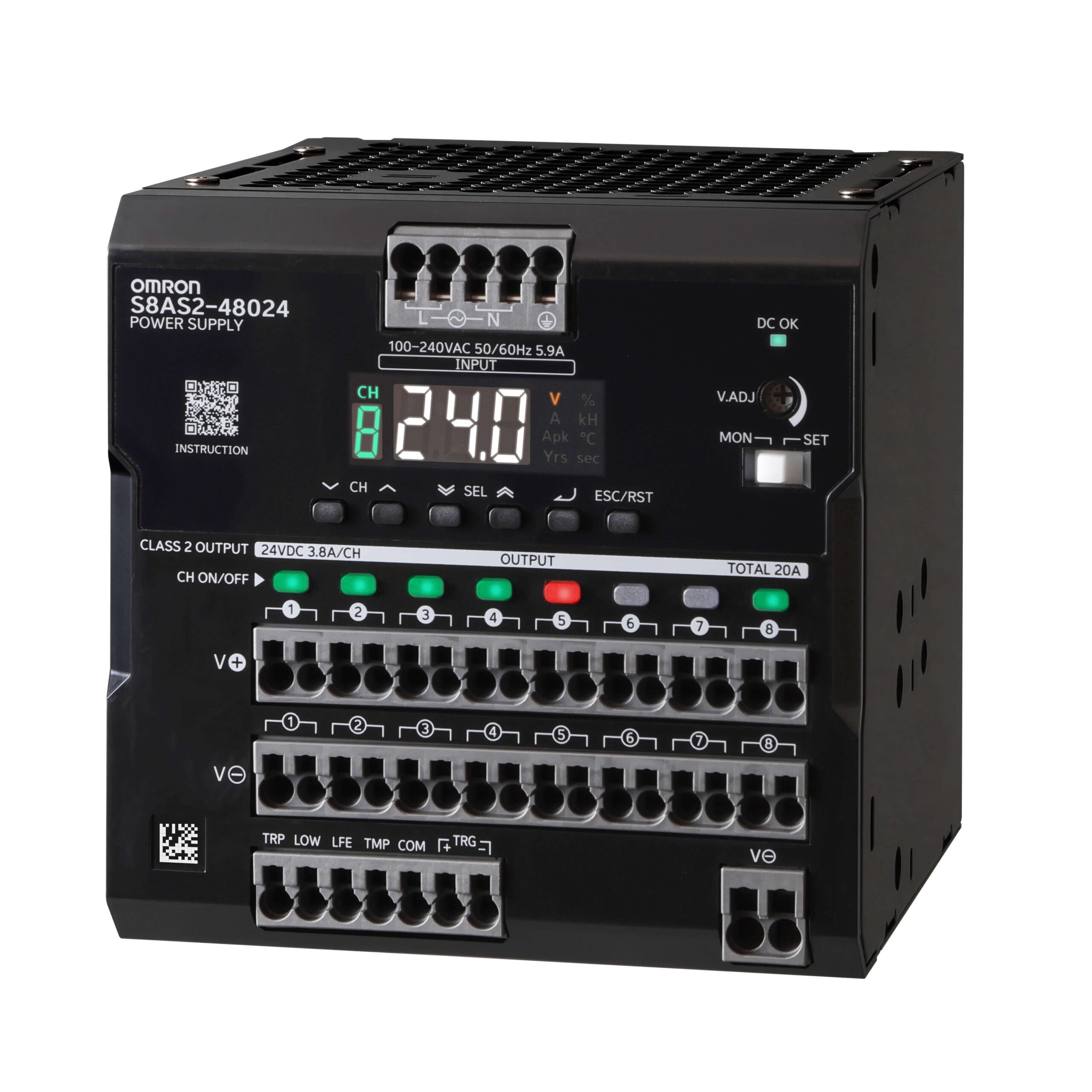 S8AS2-48024-1.jpg Omron S8AS2-48024-08SN - Image 1