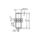 Pepperl Fuchs NBB5-18GK50-E2-10M - Image 2