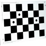 Sick PALLOC alignment and calibration target A3