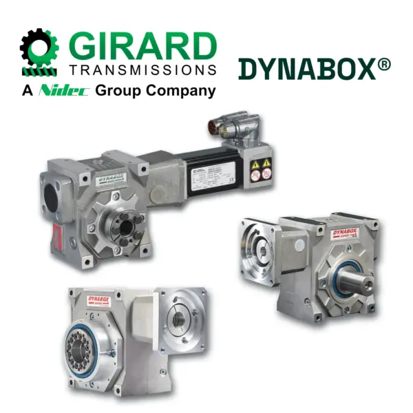 Acim Nidec DYNABOX® High Precision Right Angle Gearboxes and Gearmotors