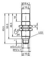 Pepperl Fuchs IQT1-18GM-IO-V1 - Image 2