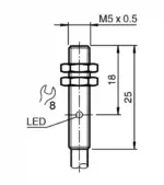 Pepperl Fuchs NBB0,8-5GM25-E2 - Image 2