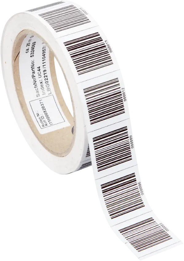 Sick Customer-specific bar code tape