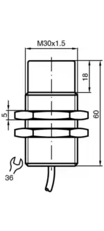 Pepperl Fuchs NBN15-30GM60-I3 - Image 2