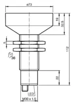 Pepperl Fuchs UB6000-30GM-E5-V15 - Image 2