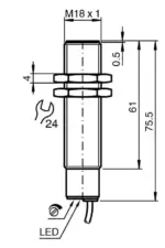 Pepperl Fuchs CBB8-18GS75-E2 - Image 2