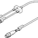 Festo NEDY-L2R1-V1-Z4W2Z-U-0.3L-M12G4-2.5R